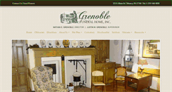 Desktop Screenshot of grenoblefuneralhome.com